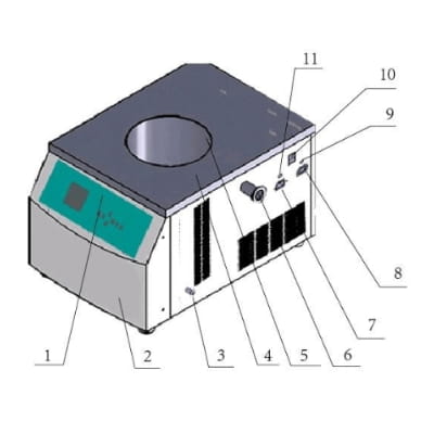 凍干機主機結(jié)構(gòu)